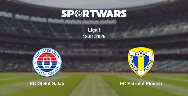 SC Oțelul Galați — FC Petrolul Ploieşti watch online for free 18.01.2025