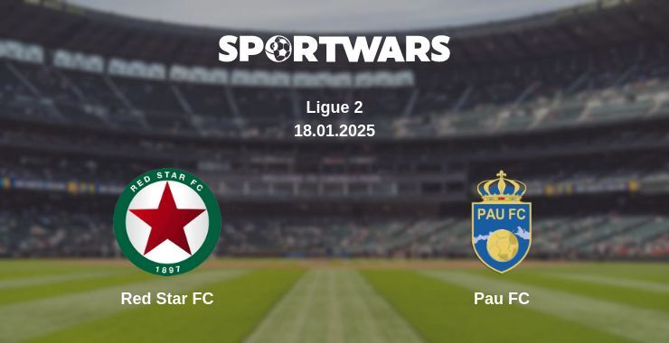 Red Star FC — Pau FC watch online broadcast, 18.01.2025