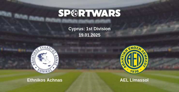 Ethnikos Achnas — AEL Limassol watch online broadcast, 19.01.2025