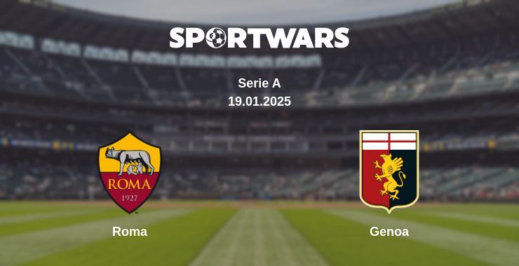 Roma — Genoa watch online broadcast, 19.01.2025