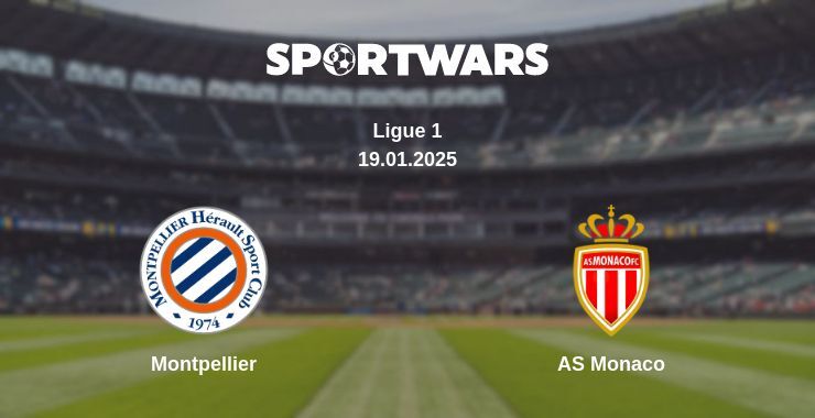 Montpellier — AS Monaco watch online broadcast, 19.01.2025