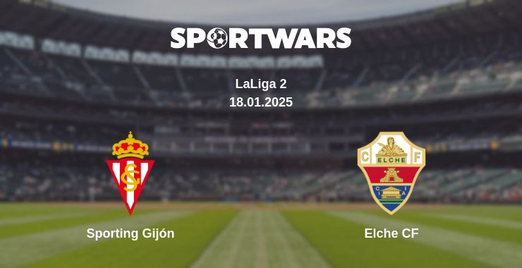 Sporting Gijón — Elche CF watch online broadcast, 18.01.2025