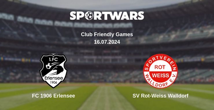 FC 1906 Erlensee — SV Rot-Weiss Walldorf watch online for free 16.07.2024