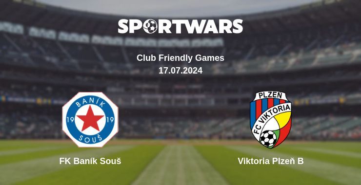 FK Baník Souš — Viktoria Plzeň B watch online for free 17.07.2024