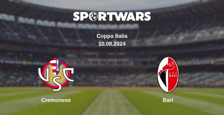 Result of the Cremonese — Bari match, 10.08.2024