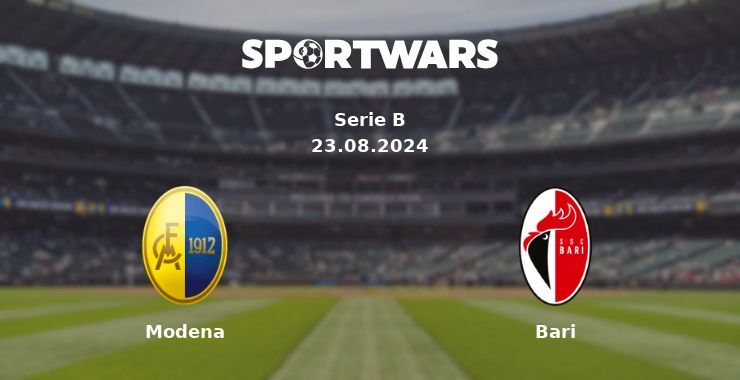 Modena — Bari watch online for free 23.08.2024