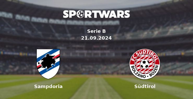 Sampdoria — Südtirol, where to watch online broadcast