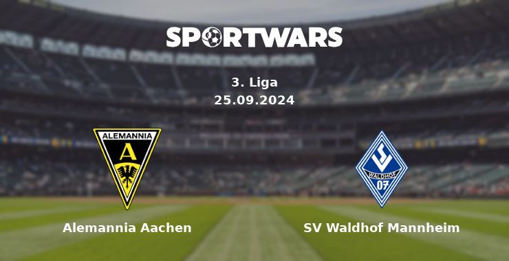 Alemannia Aachen — SV Waldhof Mannheim, where to watch online broadcast