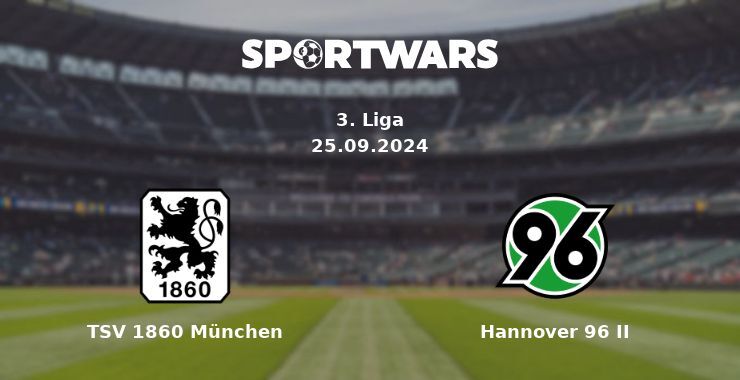 TSV 1860 München — Hannover 96 II, where to watch online broadcast