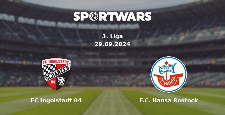 FC Ingolstadt 04 — F.C. Hansa Rostock, where to watch online broadcast