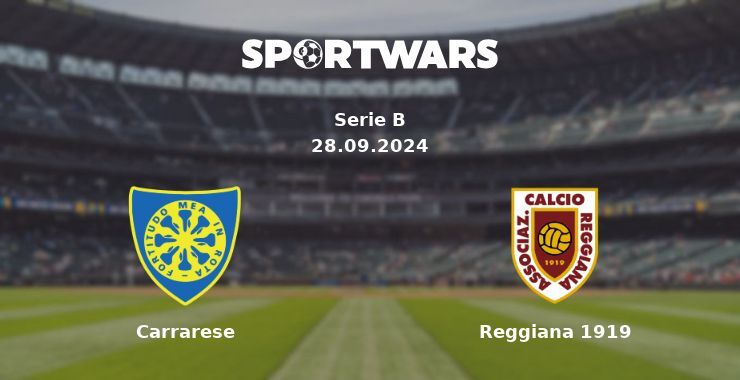 Carrarese — Reggiana 1919, where to watch online broadcast