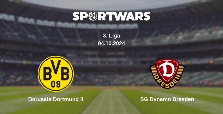 Borussia Dortmund II — SG Dynamo Dresden, where to watch online broadcast