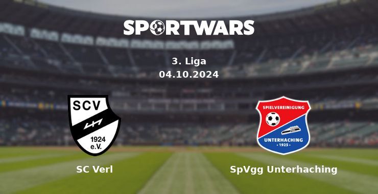 SC Verl — SpVgg Unterhaching, where to watch online broadcast