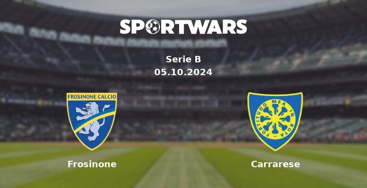 Frosinone — Carrarese, where to watch online broadcast