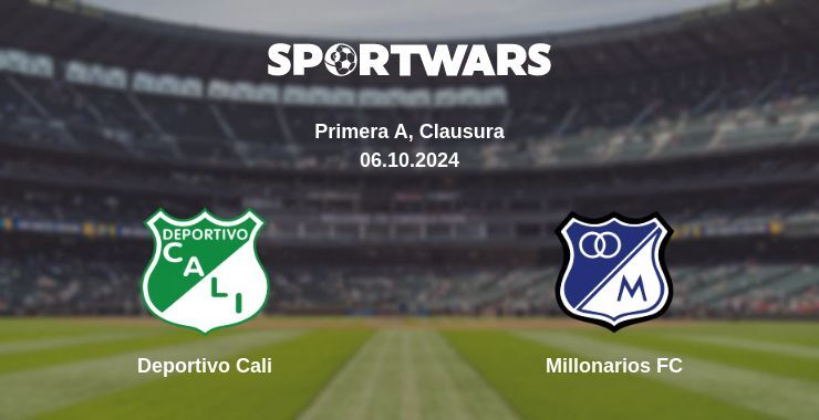 Deportivo Cali — Millonarios FC watch online for free 06.10.2024