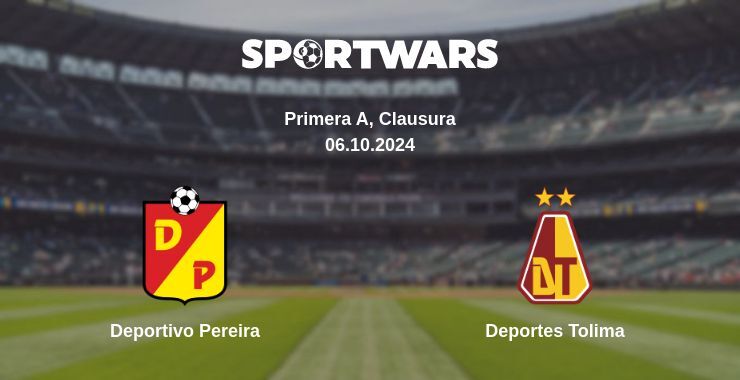 Deportivo Pereira — Deportes Tolima watch online for free 06.10.2024