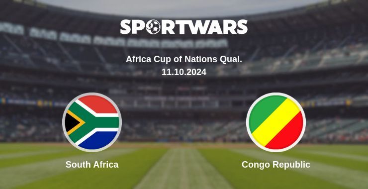 South Africa — Congo Republic, where to watch online broadcast