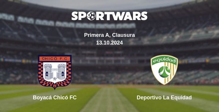 Boyacá Chicó FC — Deportivo La Equidad watch online for free 13.10.2024