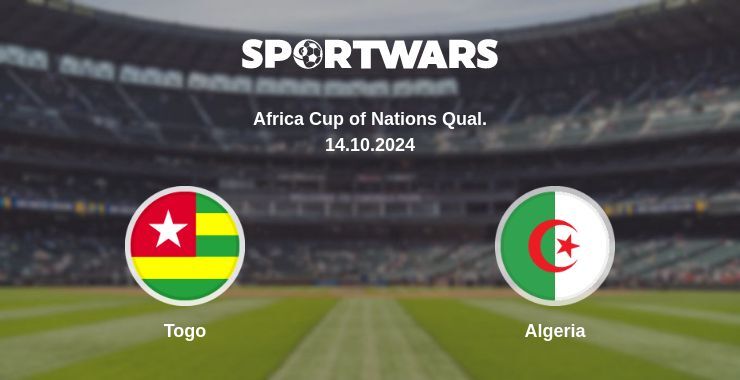 Result of the Togo — Algeria match, 14.10.2024