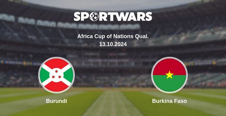 Result of the Burundi — Burkina Faso match, 13.10.2024