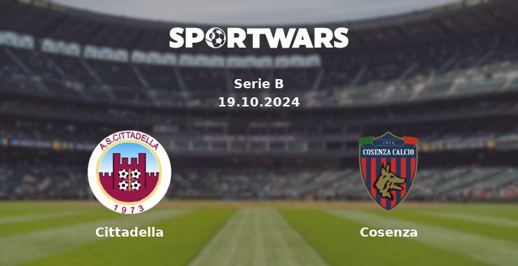 Cittadella — Cosenza watch online for free 19.10.2024