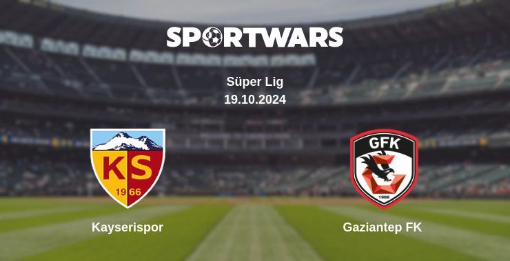 Kayserispor — Gaziantep FK watch online for free 19.10.2024