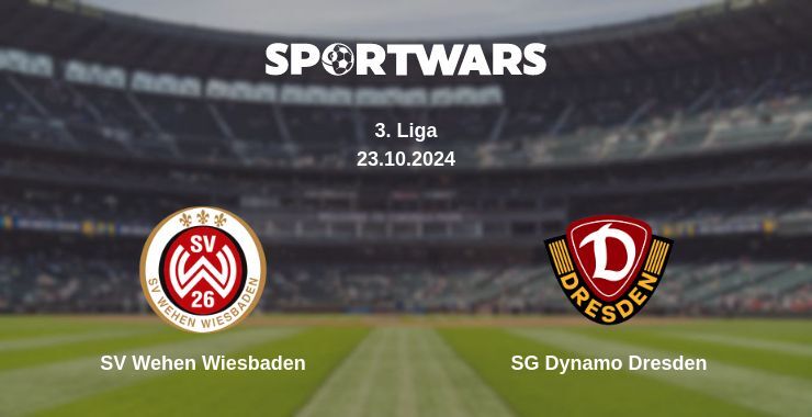 SV Wehen Wiesbaden — SG Dynamo Dresden watch online for free 23.10.2024