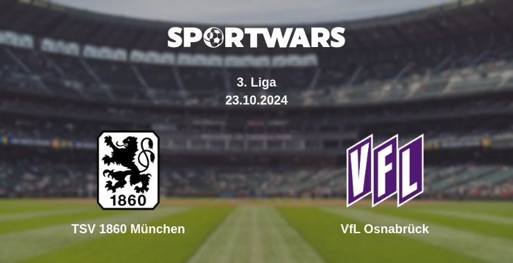 TSV 1860 München — VfL Osnabrück watch online for free 23.10.2024