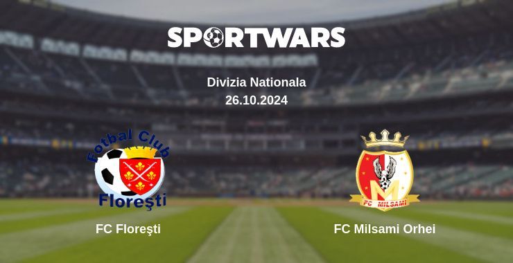 Result of the FC Floreşti — FC Milsami Orhei match, 26.10.2024