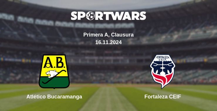 Atlético Bucaramanga — Fortaleza CEIF watch online for free 16.11.2024