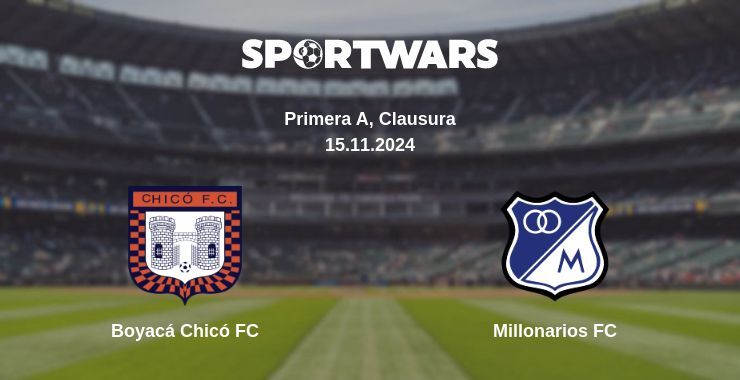 Result of the Boyacá Chicó FC — Millonarios FC match, 15.11.2024