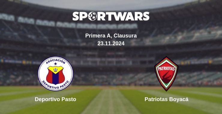 Result of the Deportivo Pasto — Patriotas Boyacá match, 15.11.2024