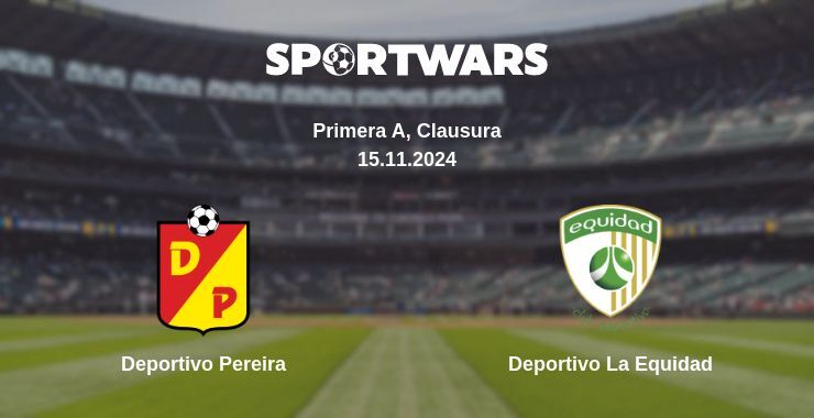 Result of the Deportivo Pereira — Deportivo La Equidad match, 15.11.2024