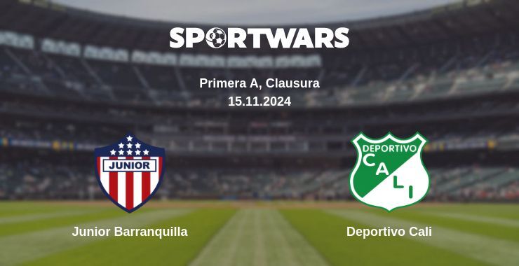 Result of the Junior Barranquilla — Deportivo Cali match, 15.11.2024