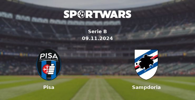 Pisa — Sampdoria watch online for free 09.11.2024