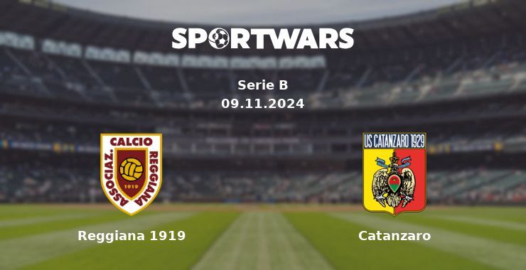 Reggiana 1919 — Catanzaro watch online for free 09.11.2024