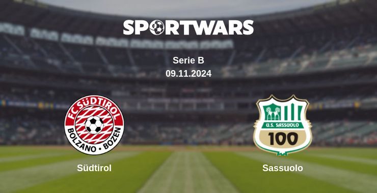 Südtirol — Sassuolo watch online for free 09.11.2024