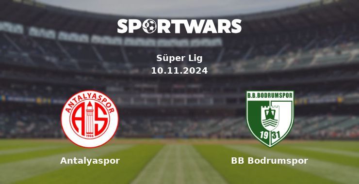 Antalyaspor — BB Bodrumspor watch online for free 09.11.2024