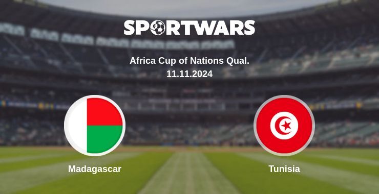 Madagascar — Tunisia, where to watch online broadcast