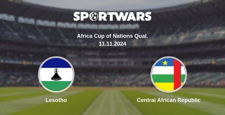 Lesotho — Central African Republic, where to watch online broadcast