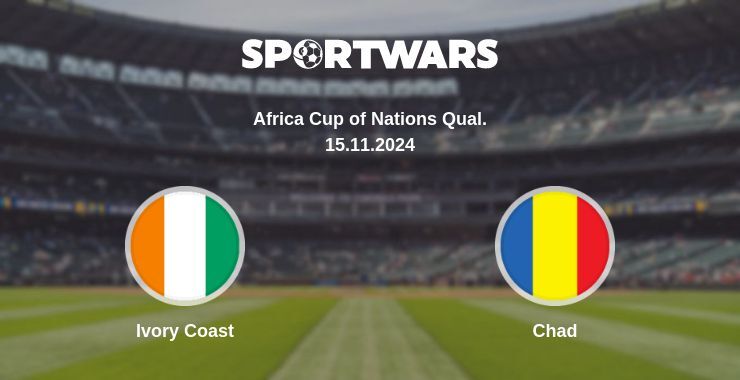 Ivory Coast — Chad, where to watch online broadcast