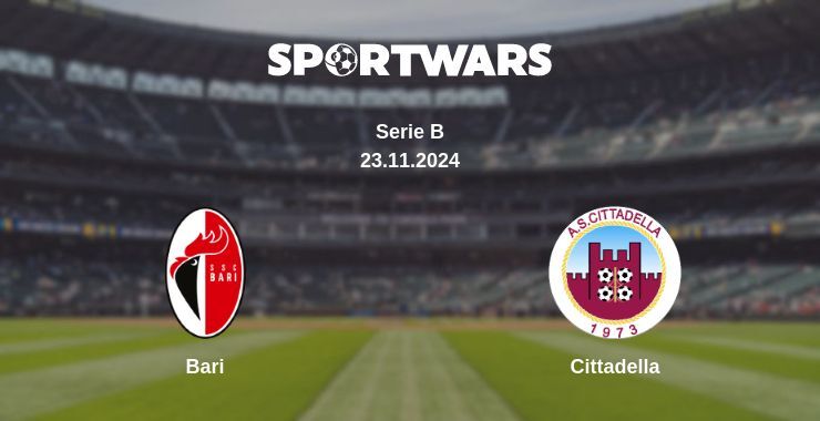 Bari — Cittadella watch online for free 24.11.2024