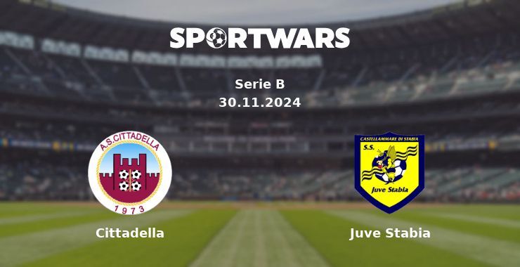 Cittadella — Juve Stabia watch online for free 30.11.2024