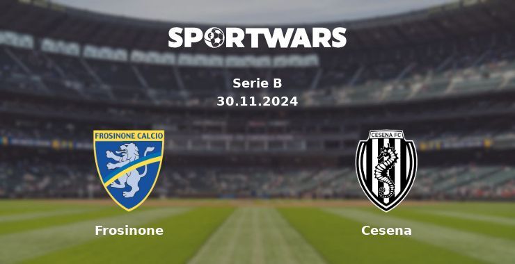 Frosinone — Cesena watch online for free 30.11.2024