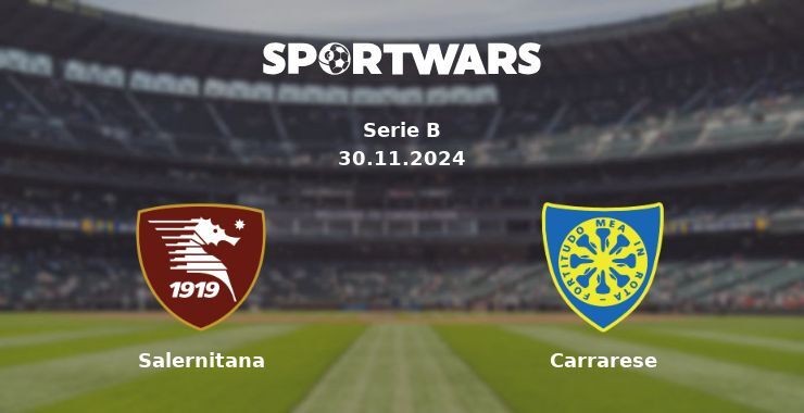 Salernitana — Carrarese watch online for free 30.11.2024