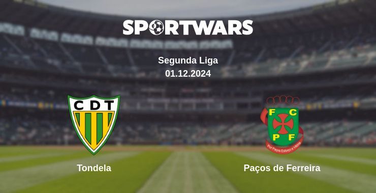 Tondela — Paços de Ferreira watch online for free 01.12.2024