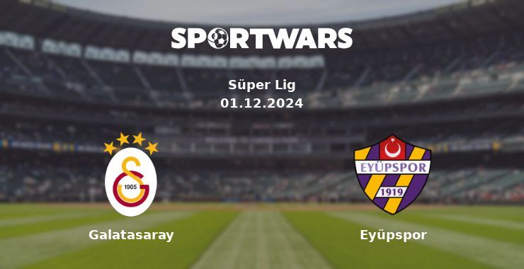 Galatasaray — Eyüpspor watch online for free 01.12.2024