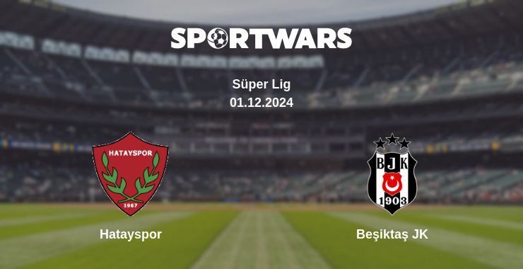 Hatayspor — Beşiktaş JK watch online for free 01.12.2024