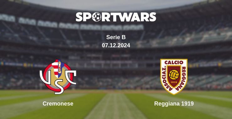 Cremonese — Reggiana 1919 watch online for free 07.12.2024