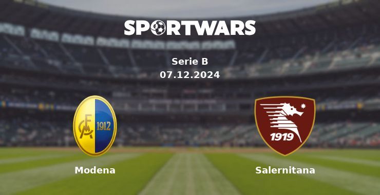 Modena — Salernitana watch online for free 07.12.2024